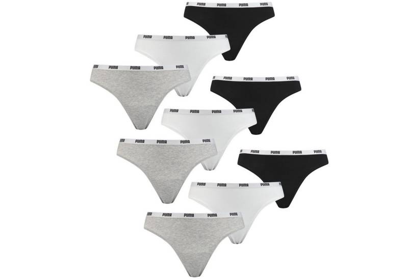PUMA BODYWEAR String Comfort Cotton Stretch (9-St., Set) Webgummibund, Logo von PUMA BODYWEAR