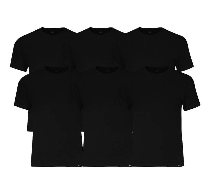 PUMA BODYWEAR Unterhemd Puma Elements Herren Unterhemden T-Shirts im 6er Pack von PUMA BODYWEAR