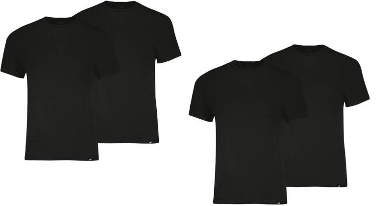 PUMA BODYWEAR Unterhemd Puma Elements T Shirt Rundhals Unterhemd für Herren im 4er Pack von PUMA BODYWEAR