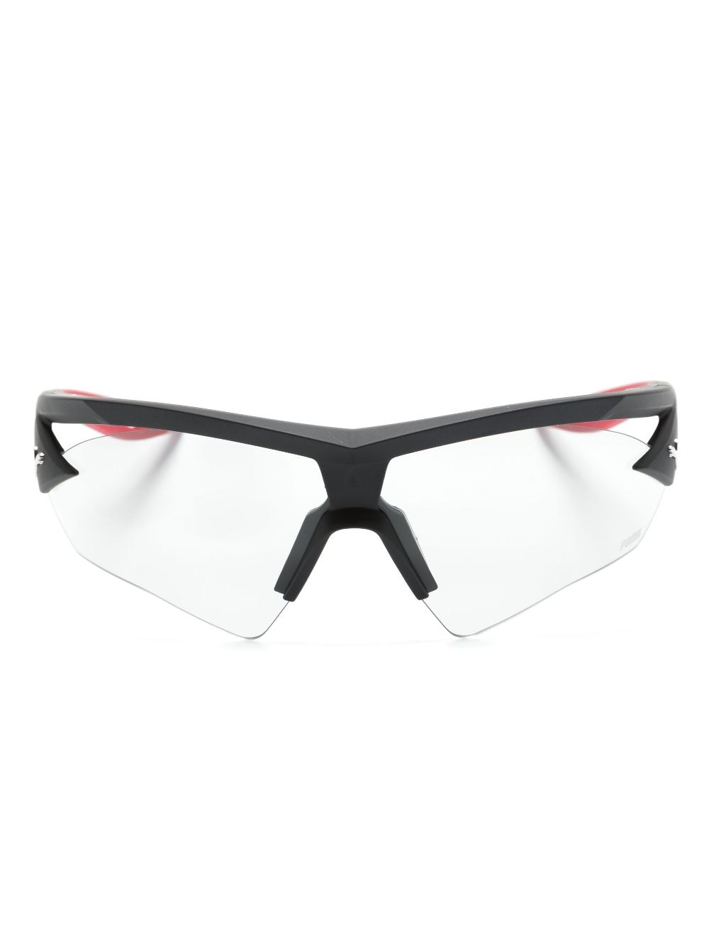 PUMA EYEWEAR Sonnenbrille mit Oversized-Gestell - Schwarz von PUMA EYEWEAR