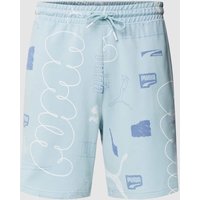 PUMA PERFORMANCE Shorts mit Gesäßtasche in Hellblau, Größe M von PUMA PERFORMANCE