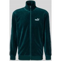 PUMA PERFORMANCE Sweatjacke aus Velours mit Label-Stitching in Bottle, Größe S PUMA PERFORMANCE Sweatjacke aus Velours mit Label-Stitching in Bottle, Größe S von PUMA PERFORMANCE