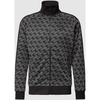 PUMA PERFORMANCE Sweatjacke mit Allover-Muster in Black, Größe M von PUMA PERFORMANCE