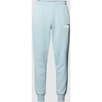 PUMA PERFORMANCE Sweatpants mit Label-Print in Hellblau, Größe XL von PUMA PERFORMANCE