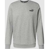 PUMA PERFORMANCE Sweatshirt mit Label-Detail in Mittelgrau, Größe XL von PUMA PERFORMANCE