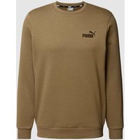 PUMA PERFORMANCE Sweatshirt mit Label-Print in Mittelbraun, Größe XL von PUMA PERFORMANCE