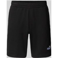 PUMA PERFORMANCE Sweatshorts mit Logo-Stitching in Black, Größe XXL von PUMA PERFORMANCE