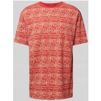 PUMA PERFORMANCE T-Shirt mit Allover-Muster in Rot, Größe S von PUMA PERFORMANCE