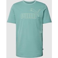 PUMA PERFORMANCE T-Shirt mit Label-Print Modell 'ELEVATED' in Lind, Größe S von PUMA PERFORMANCE