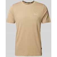 PUMA PERFORMANCE T-Shirt mit Label-Print in Beige, Größe L von PUMA PERFORMANCE