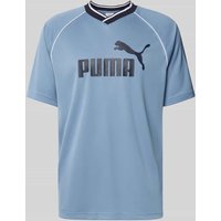 PUMA PERFORMANCE T-Shirt mit Label-Print in Hellblau, Größe XXL PUMA PERFORMANCE T-Shirt mit Label-Print in Hellblau, Größe XXL von PUMA PERFORMANCE
