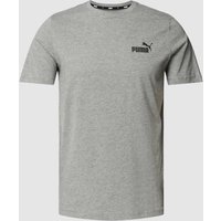 PUMA PERFORMANCE T-Shirt mit Label-Print in Mittelgrau Melange, Größe XL von PUMA PERFORMANCE