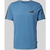 PUMA PERFORMANCE T-Shirt mit Label-Print in Rauchblau, Größe XXL von PUMA PERFORMANCE