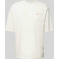 PUMA PERFORMANCE T-Shirt mit Label-Stitching Modell 'BETTER CLASSICS' in Beige, Größe L von PUMA PERFORMANCE