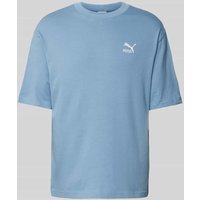 PUMA PERFORMANCE T-Shirt mit Label-Stitching Modell 'BETTER CLASSICS' in Hellblau, Größe S von PUMA PERFORMANCE