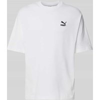 PUMA PERFORMANCE T-Shirt mit Label-Stitching Modell 'BETTER CLASSICS' in Weiss, Größe L von PUMA PERFORMANCE