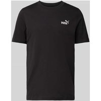 PUMA PERFORMANCE T-Shirt mit Label-Stitching in Black, Größe M von PUMA PERFORMANCE