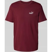 PUMA PERFORMANCE T-Shirt mit Label-Stitching in Bordeaux, Größe XXL von PUMA PERFORMANCE