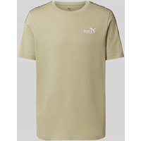 PUMA PERFORMANCE T-Shirt mit Label-Stitching und Rundhalsausschnitt in Hellgruen, Größe XXL von PUMA PERFORMANCE