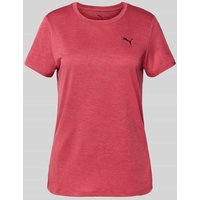 PUMA PERFORMANCE T-Shirt mit Logo-Print Modell 'ESSENTIAL' in Bordeaux, Größe S von PUMA PERFORMANCE
