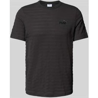 PUMA PERFORMANCE T-Shirt mit Strukturmuster Modell 'ESS ELEVATED' in Black, Größe XXL von PUMA PERFORMANCE