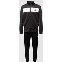 PUMA PERFORMANCE Trainingsjacke mit Streifenmuster mit Regular Fit in Black, Größe M von PUMA PERFORMANCE