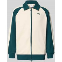 PUMA PERFORMANCE Trainingsjacke mit Zweiwege-Reißverschluss in Offwhite, Größe XXL von PUMA PERFORMANCE