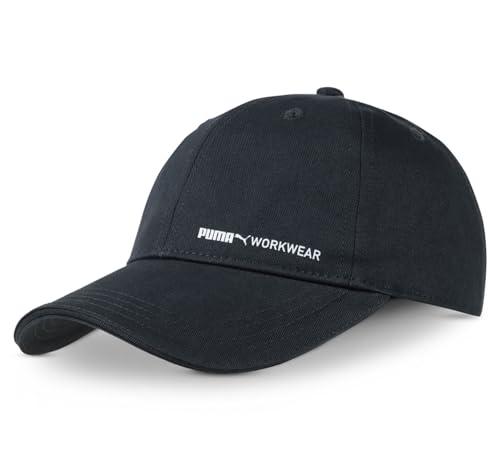 PUMA Work WEAR Unisex Baseballkappe - Mütze Cap mit Schirm und Logo - Größenverstellbar - Carbon von PUMA