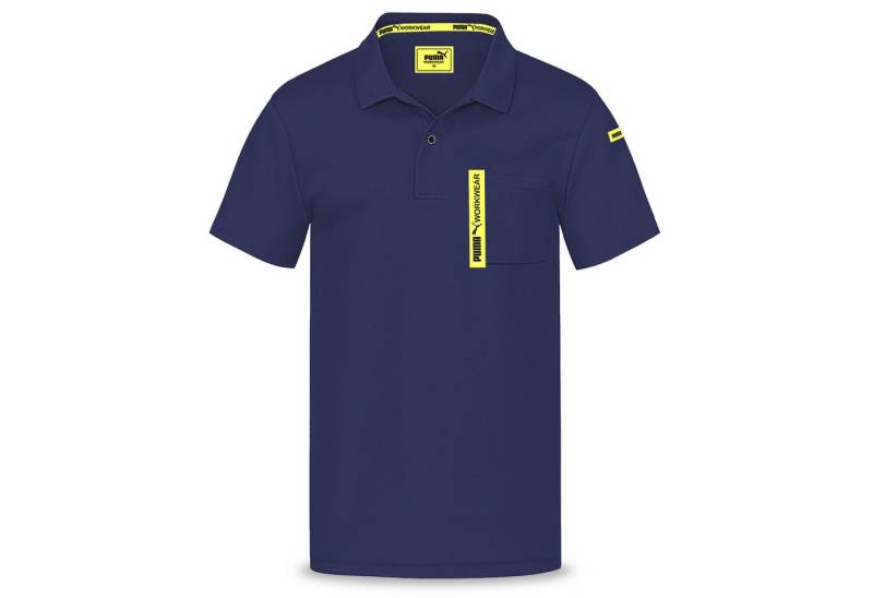 PUMA Workwear Poloshirt ADVANCED Herren Shirt mit Brusttasche und Utility Fach am Oberarm Strapazierfähiges und atmungsaktives Gewebe für Handwerk und Logistik von PUMA Workwear