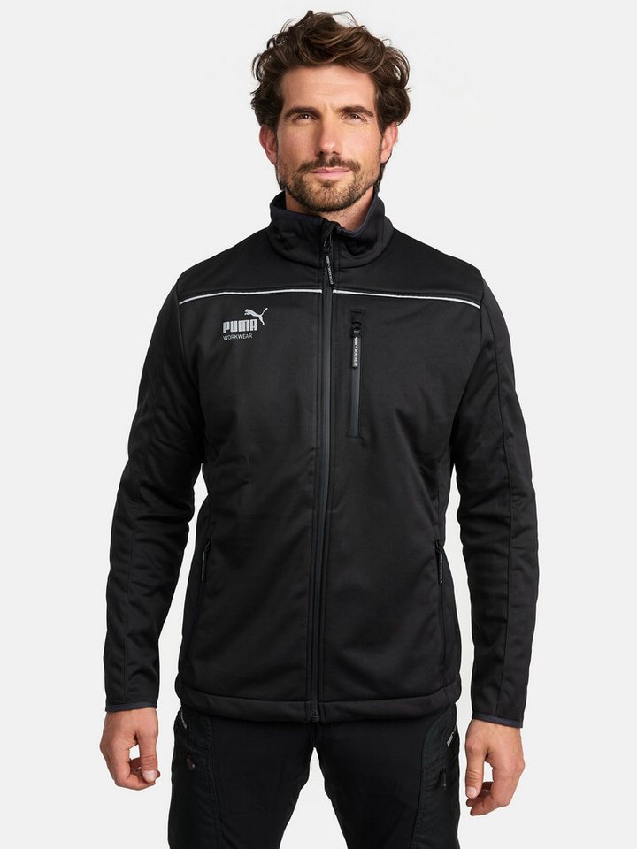 PUMA Workwear Softshelljacke ESSENTIALS Arbeitsjacke aus Drei-Lagen-Softshellgewebe PUMA Workwear Softshelljacke ESSENTIALS Arbeitsjacke aus Drei-Lagen-Softshellgewebe von PUMA Workwear