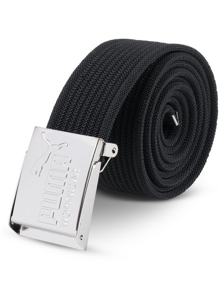 PUMA Workwear Stoffgürtel - Herren Gürtel für Arbeit & Freizeit Stufenlos Verstellbar - Ohne Löcher - Robust - Länge: 135cm, kürzbar von PUMA Workwear