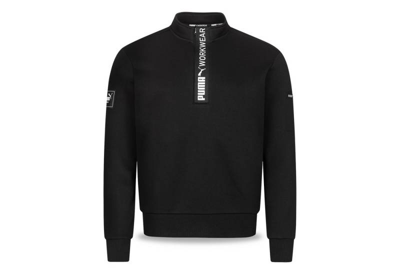 PUMA Workwear Sweatshirt ADVANCED Herren Pullover mit Reißverschluss mit Utility Fach Robustes und atmungsaktives Gewebe - Für Handwerk und Logistik von PUMA Workwear