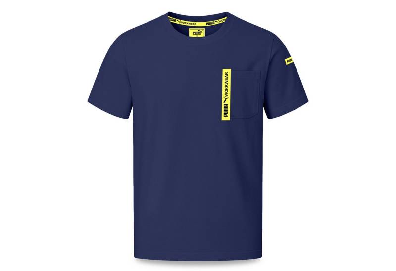 PUMA Workwear T-Shirt ADVANCED Arbeitsshirt - Herren Shirt mit Brusttasche - Utility Fach Strapazierfähiges und atmungsaktives Gewebe, für Handwerk und Logistik von PUMA Workwear