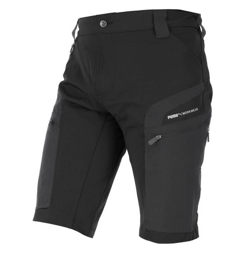 PUMA Workwear Trekkinghose PRO ONE ADVENTURE Outdoor Shorts Herren - Mit D-Ring - 4-Wege Stretch Robuste Wanderhose Herren kurz - Outdoor Hosen Herren von PUMA Workwear