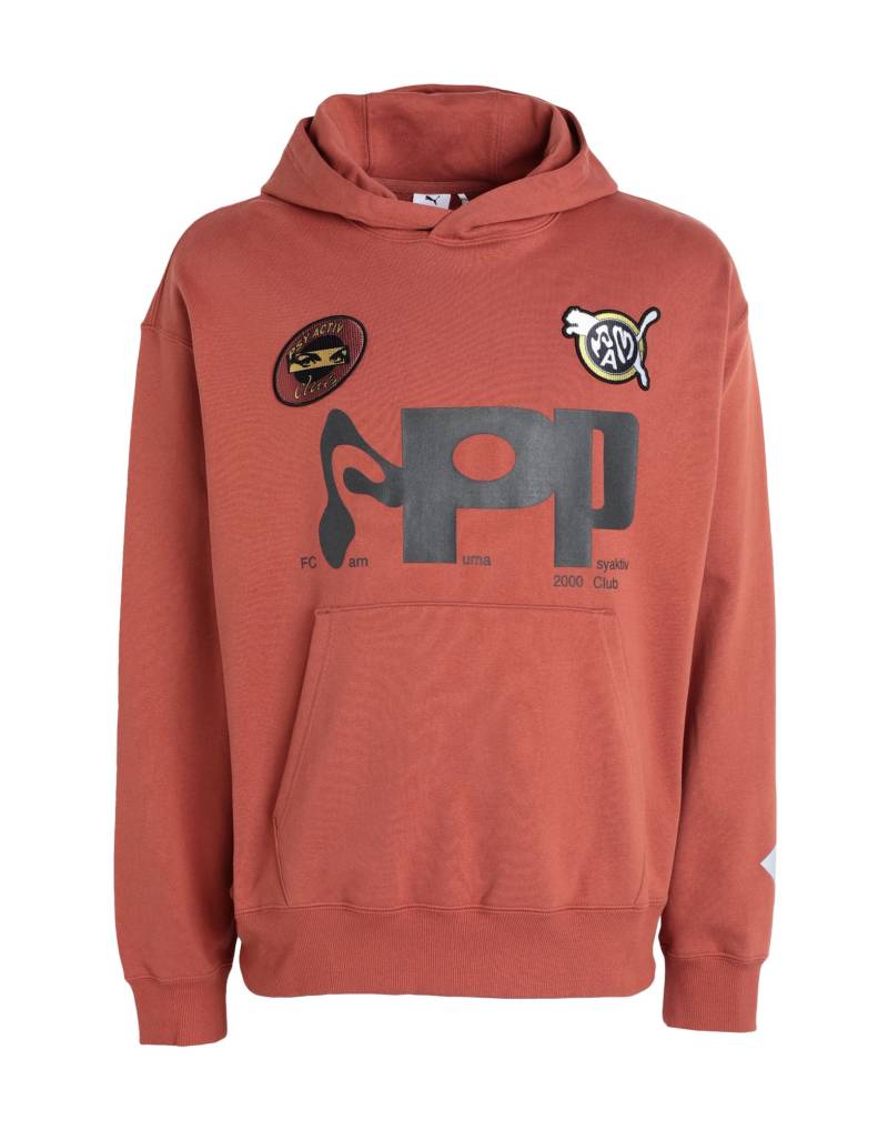 PUMA x P.A.M. PERKS AND MINI Sweatshirt Herren Rostrot von PUMA x P.A.M. PERKS AND MINI