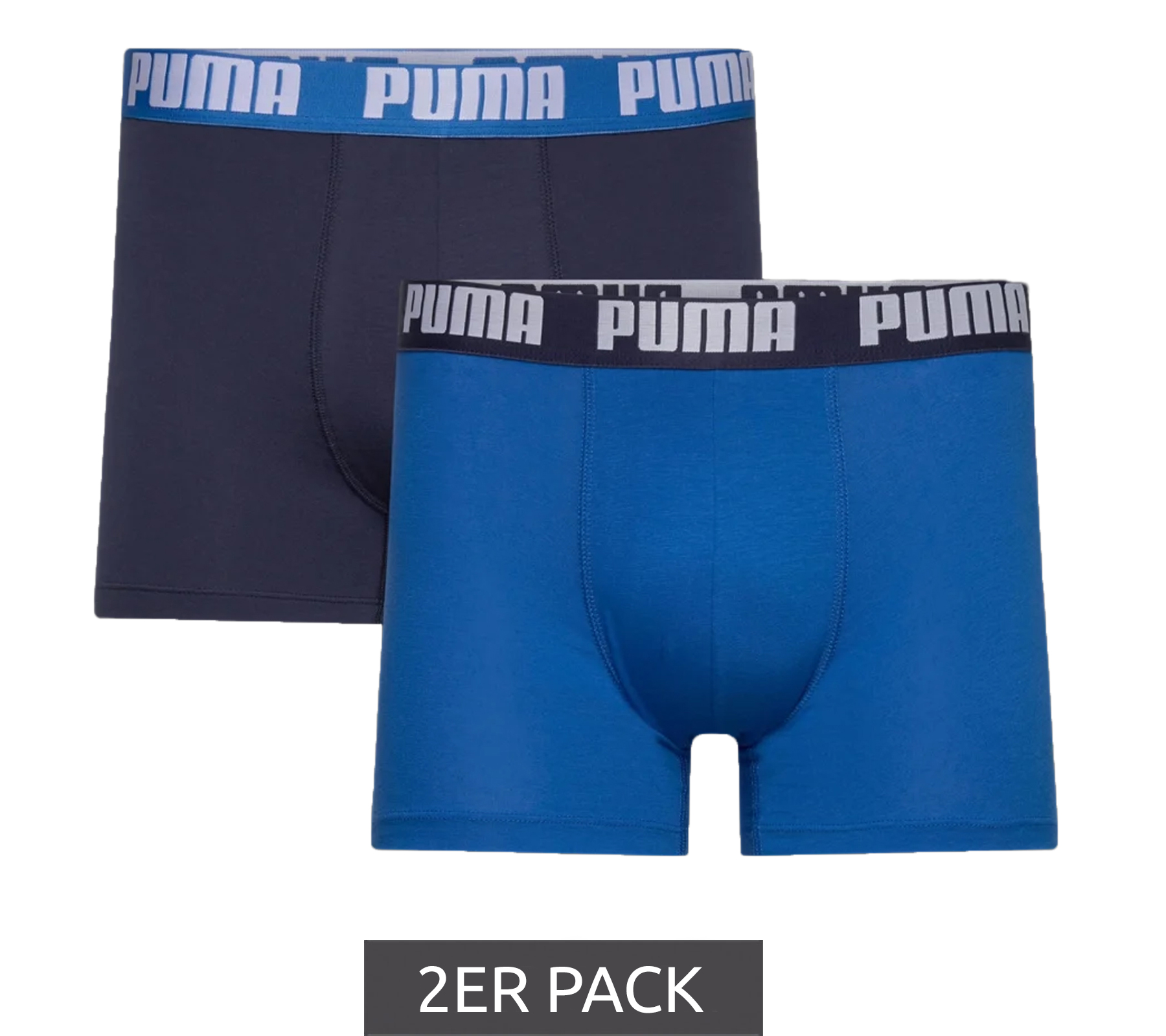 2er Pack PUMA Everyday Basic Boxer Herren Boxer-Shorts Baumwoll-Unterhose 521015001 420 Blau 2er Pack PUMA Everyday Basic Boxer Herren Boxer-Shorts Baumwoll-Unterhose 521015001 420 Blau von PUMA