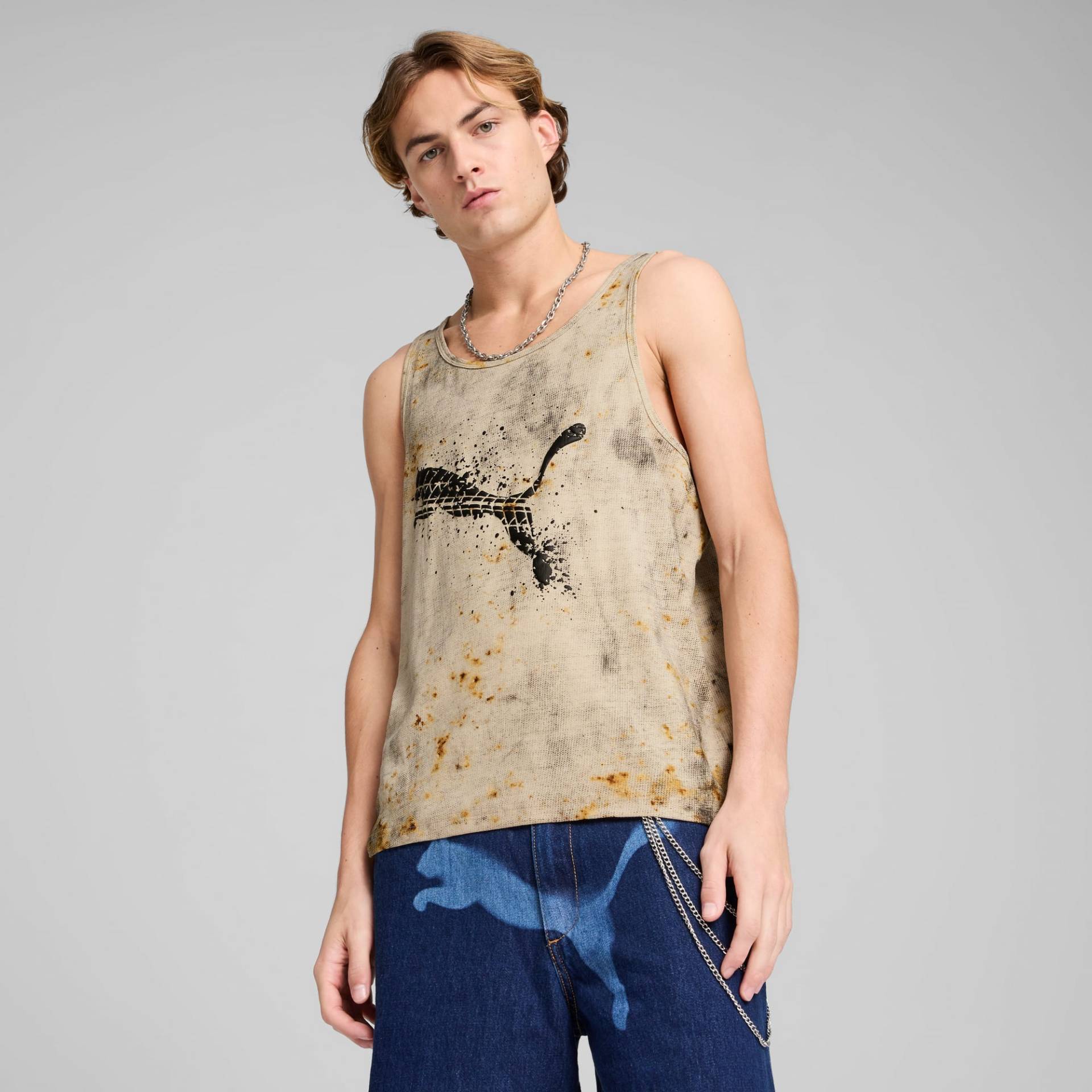 A$AP ROCKY x PUMA Tanktop Herren, Mit Abstract Muster, Mehrfarbig, Größe: L, Kleidung von PUMA
