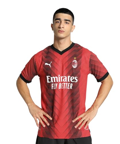 AC Mailand Trikot Authentic Home Herren 23/24, Größe:L, Spielerflock (zzgl. 17.90EUR):ohne Flock von PUMA