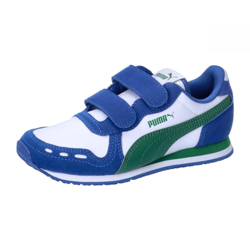 Puma Unisex Kids Cabana Racer Sl 20 V Ps Sneakers, Puma White-Vine-Cobalt Glaze, 33 EU von PUMA