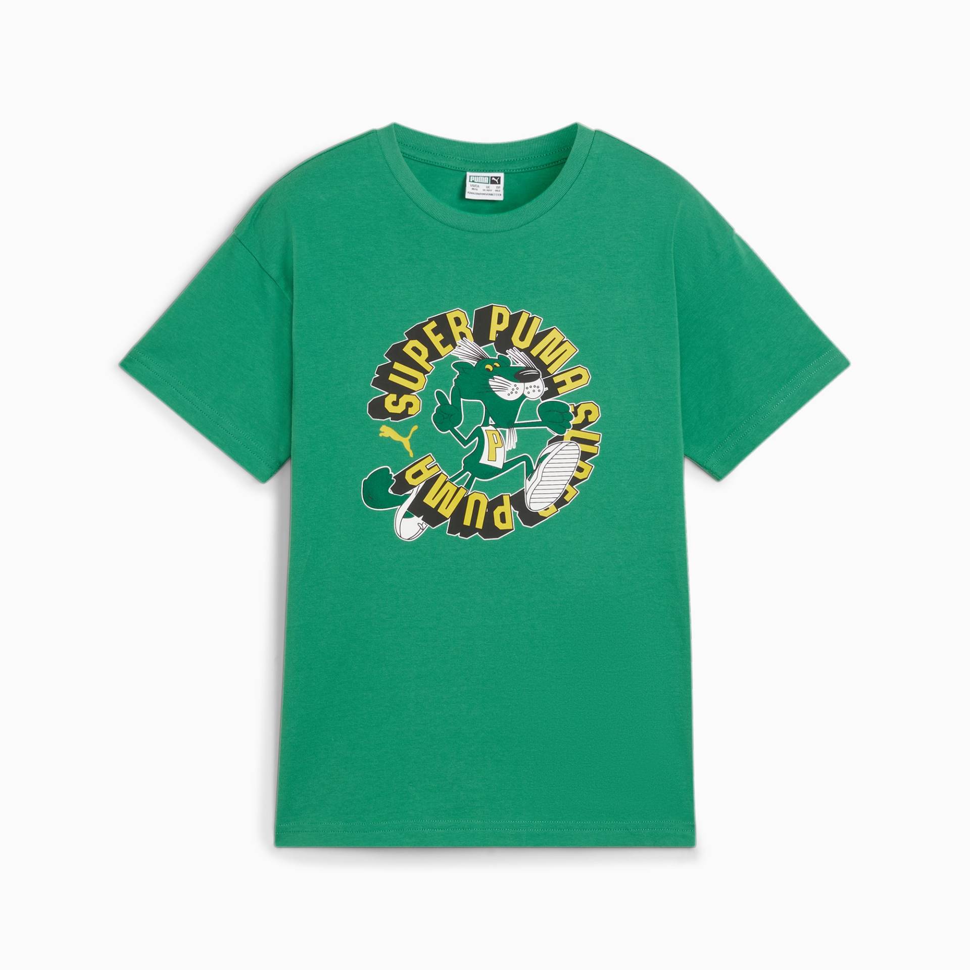 DOWNTOWN SUPER PUMA T-Shirt Teenager Für Kinder, Grün, Größe: 140, Kleidung DOWNTOWN SUPER PUMA T-Shirt Teenager Für Kinder, Grün, Größe: 140, Kleidung von PUMA