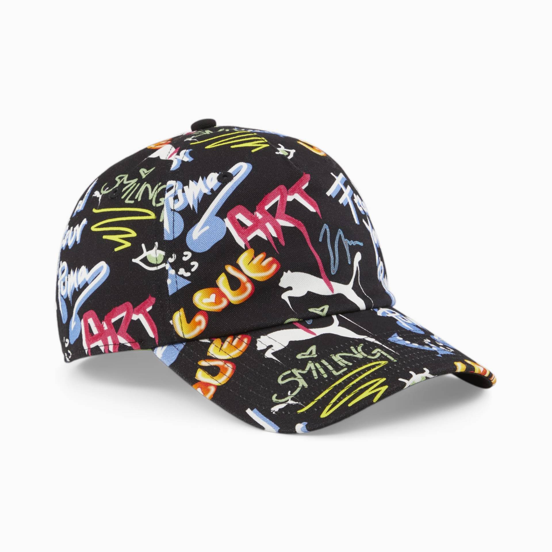 FEED YOUR PUMA Cap Teenager, Mit Abstract Muster, Schwarz, Accessoires von PUMA