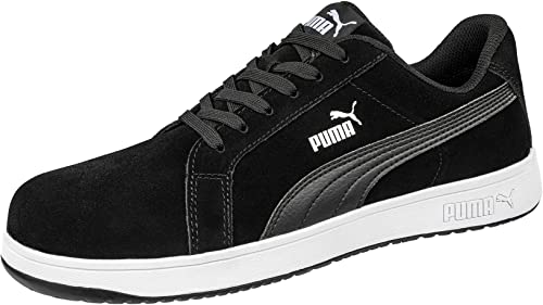 ISM HEINRICH KRAMER GMBH -PUMA Puma Safety Iconic Suede Black Low Sicherheitsschuh schwarz Gr. 44 von PUMA