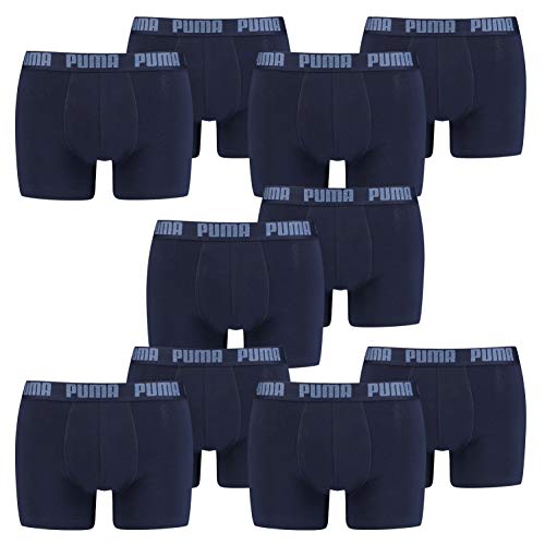 PUMA 10 er Pack Boxer Boxershorts Men Herren Unterhose Pant Unterwäsche, Farbe:321 - Navy, Bekleidungsgröße:XXL von PUMA