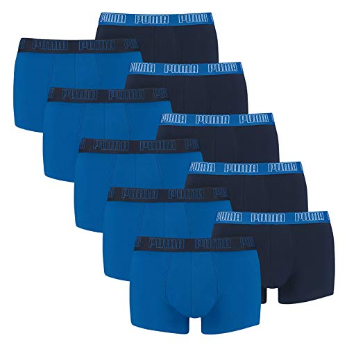 PUMA 10 er Pack Short Boxer Boxershorts Men Pant Unterwäsche kurz 100000884, Farbe:003 - True Blue, Bekleidungsgröße:XL von PUMA