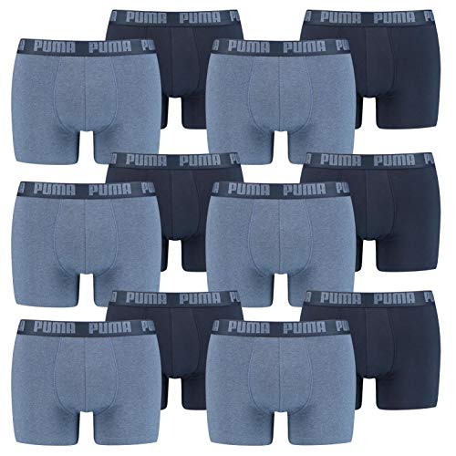 PUMA 12 er Pack Boxer Boxershorts Men Herren Unterhose Pant Unterwäsche, Farbe:037 - Denim, Bekleidungsgröße:XXL PUMA 12 er Pack Boxer Boxershorts Men Herren Unterhose Pant Unterwäsche, Farbe:037 - Denim, Bekleidungsgröße:XXL von PUMA