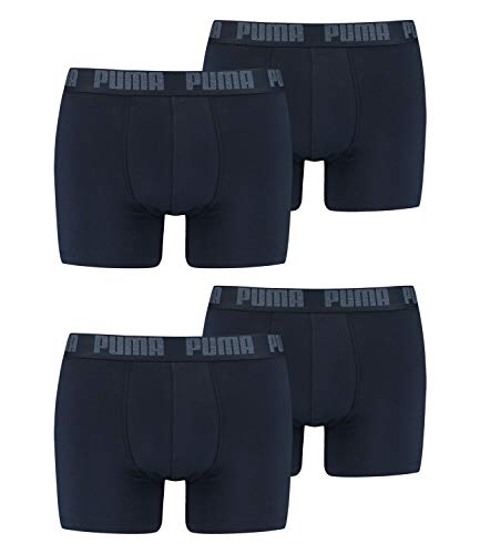 PUMA 4 er Pack Boxer Boxershorts Men Herren Unterhose Pant Unterwäsche, Farbe:321 - Navy, Bekleidungsgröße:M von PUMA