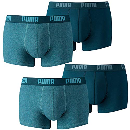 PUMA Herren Boxershorts Unterhosen 521025001 4er Pack, Wäschegröße:S;Artikel:-162 Denim von PUMA