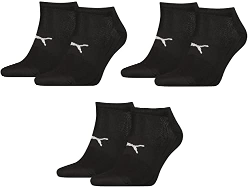 PUMA 6 Paar atmungsaktive, elastische Sneaker Socken Damen & Herren/Sportsocke von PUMA