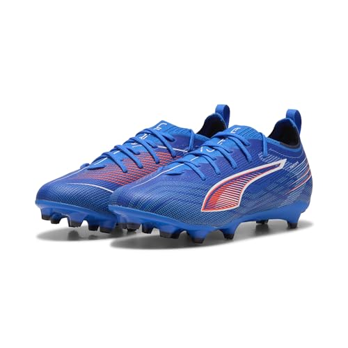 PUMA 6 Pro Fg/Ag Jr Fussballschuh, Ultra Blau Weiß Leuchtend Rot, 33.5 EU von PUMA
