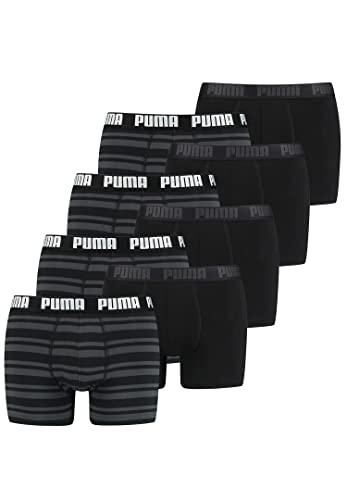 PUMA 8 er Pack Boxer Boxershorts Men Herren Unterhose Pant Unterwäsche, Farbe:200 - Black, Bekleidungsgröße:M von PUMA